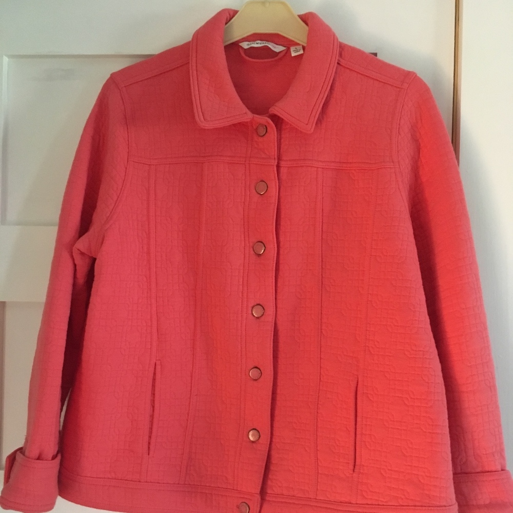 Isaac Mizrahi Live Pink Jacket